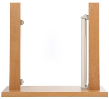 Impag Treppenschutzgitter Türschutzgitter Rollo einrollbar ausziehbar bis 140 cm - 