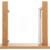 Impag Treppenschutzgitter Türschutzgitter Rollo einrollbar ausziehbar bis 140 cm - 