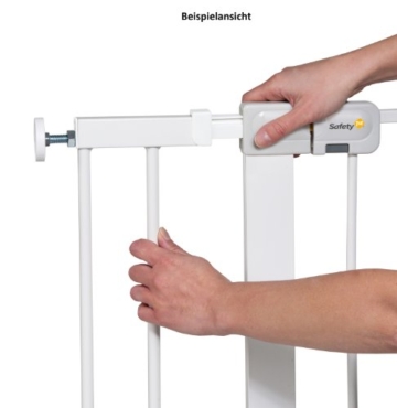 Safety 1st 24294310 Treppenschutzgitter Verlängerung für Quick Close Plus, Quick Close ST, Auto Close, Easy Close Deco und Easy Close Wood und Metal, 14 cm, weiß - 