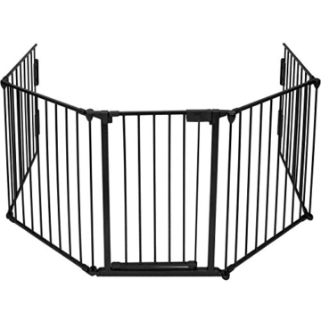 TecTake Kaminschutzgitter Gesamtlänge ca. 300cm 5 Elemente -