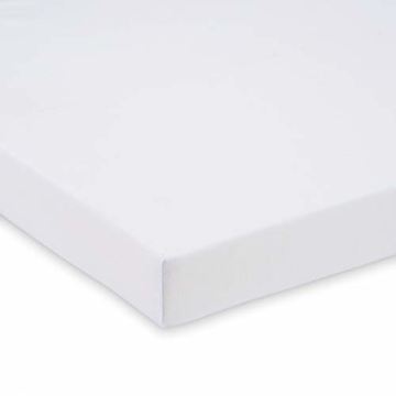 FabiMax Jersey Spannbettlaken für Laufgitter 100×100 cm, weiß - 