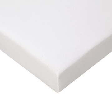 Jersey Spannbettlaken für Laufgitter 100x100 cm, weiß - 1